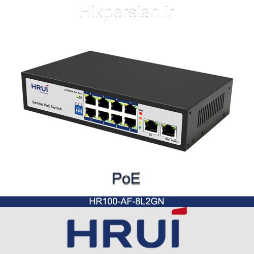 سوئیچ شبکه HRUi مدل HR100-AF-8L2GN