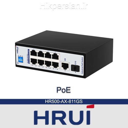 سوئیچ شبکه HRUi مدل HR500-AX-811GS