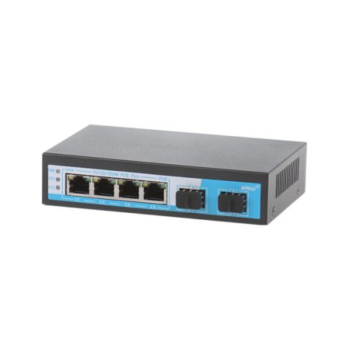 HR901-AFG-42S سوئیچ شبکه ۴پورت POE