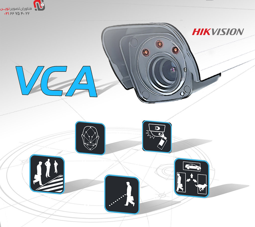 کاربرد تکنولوژی vca در دوربین مدار بسته